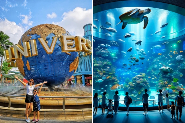 Universal Studios và thủy cung S.E.A Aquarium